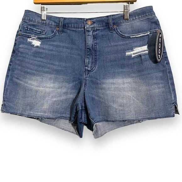 Scoops Retro Cut Off Shorts - Picture 1 of 7